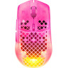 Гейминг мишка SteelSeries - Aerox 3 WL Gen 2, оптична, безжична, Magenta Haze